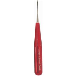 Hex 1.2mm/.048 Red Long