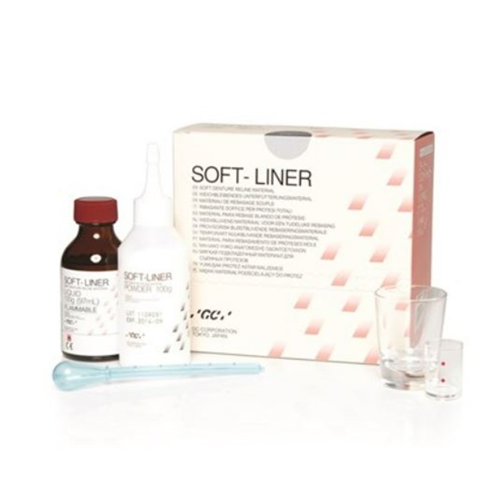 GC Soft LinerTemporary Reline Material - 200g Kit