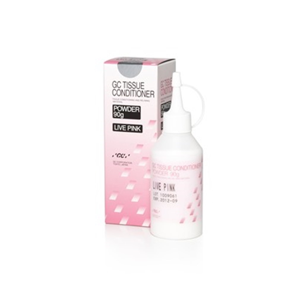 GC TISSUE CONDITIONER Powder 90g Live Pink