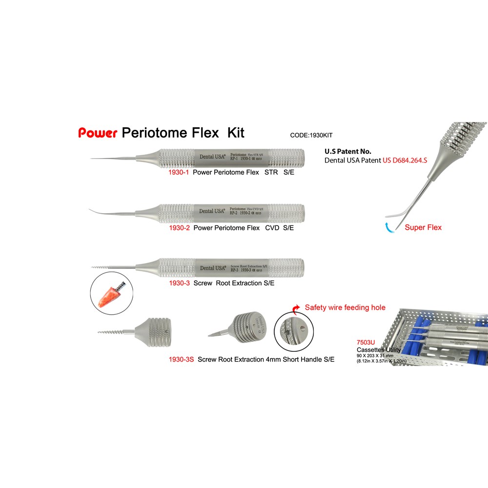 Power Periotome Flex Set 4