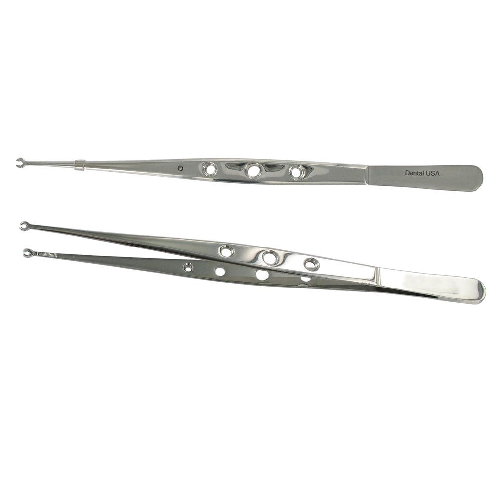 Tweezers Corn Suture 16cm Str