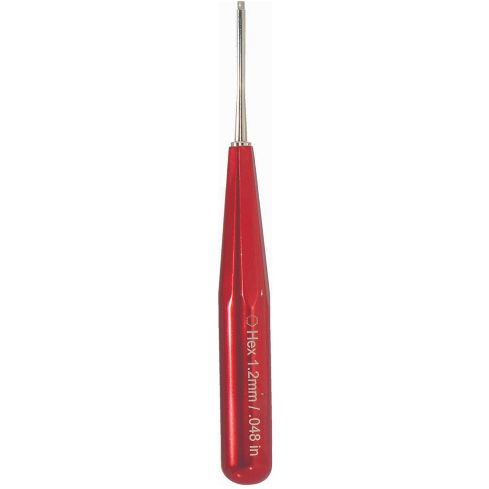 Hex 1.2mm/.048 Red Long